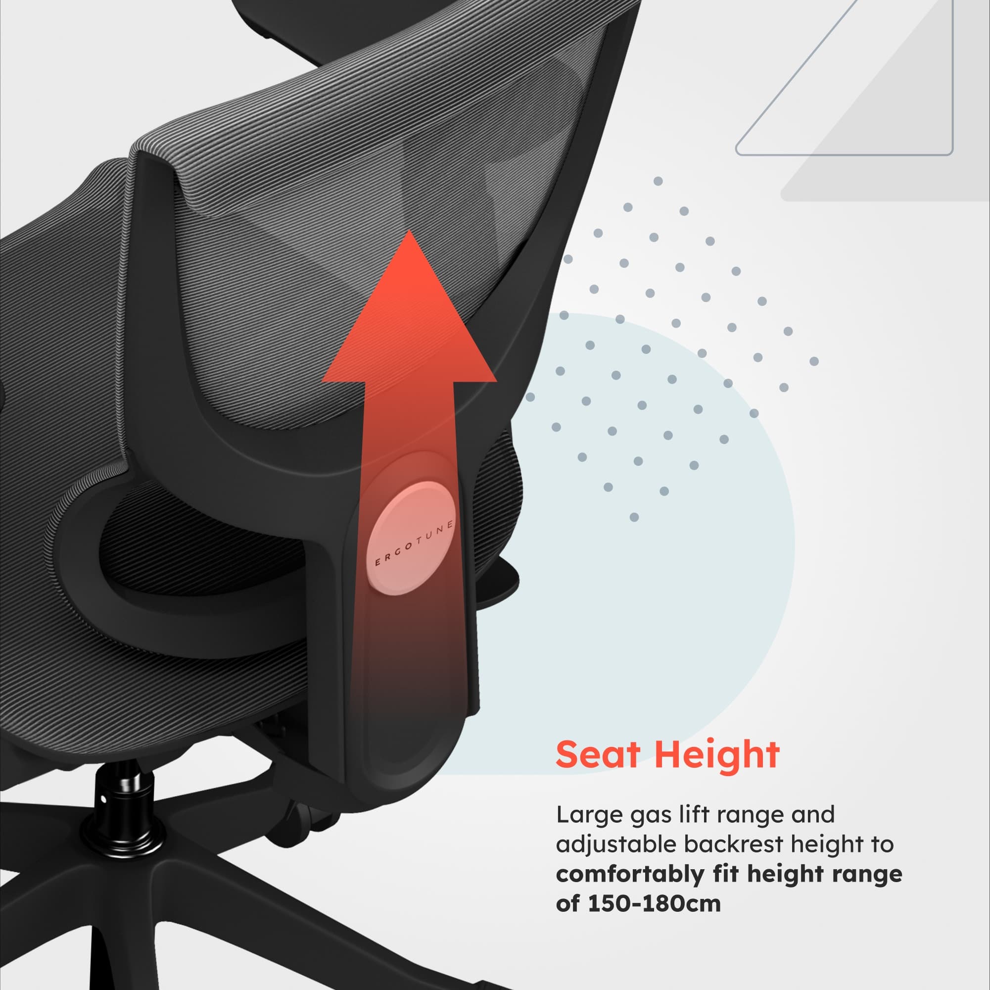 Aeron chair height discount range